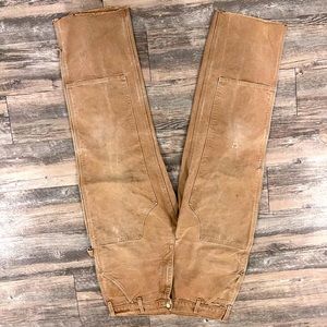 Distressed vintage Carhartt double knee